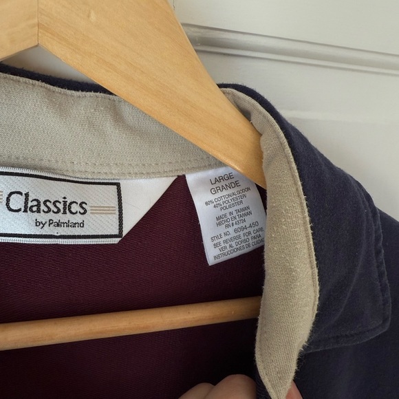 Chaps Colorblock Rugby Shirt - Picture 5 of 7